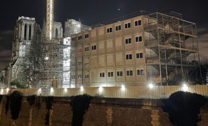 ESCALIER CAGE ALGECO Notre Dame de Paris 2022